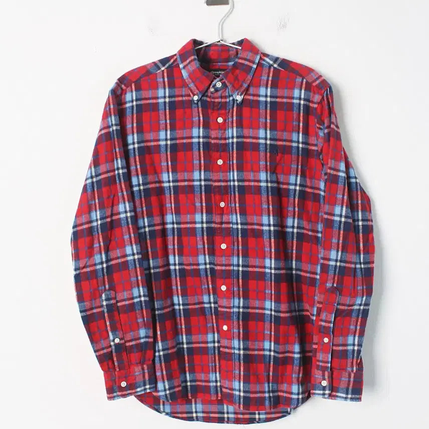 [BUNJANG] GYMPHLEX Men's Checkered Shirt M / 짐플렉스 맨즈 체크셔츠 [MAN M]