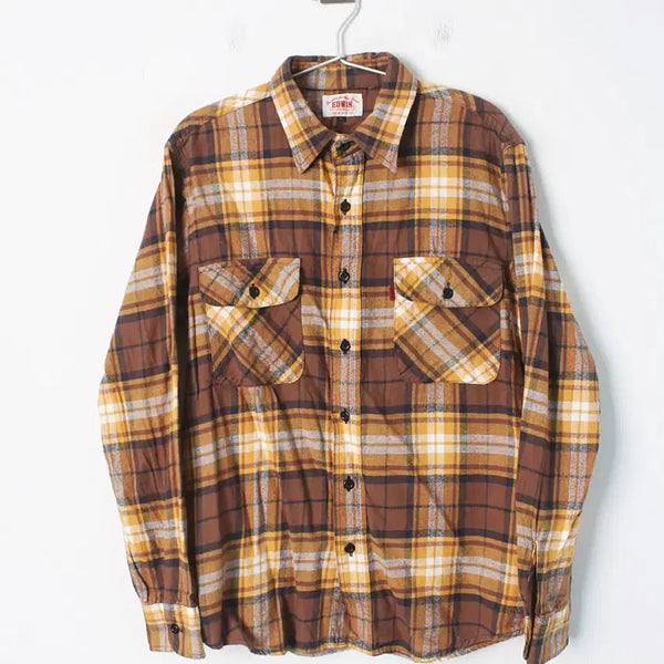 [BUNJANG] Edwin Men's Check Shirt L / 에드윈 맨즈 체크셔츠 [MAN L]