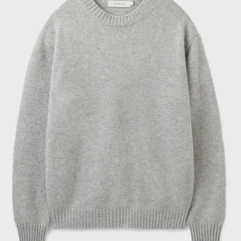 [BUNJANG] Union Blue V2 Cashmere Knit Melange Gray L / 무료배송) 유니온블루 v2 캐시미어 니트 멜란지그레이 L