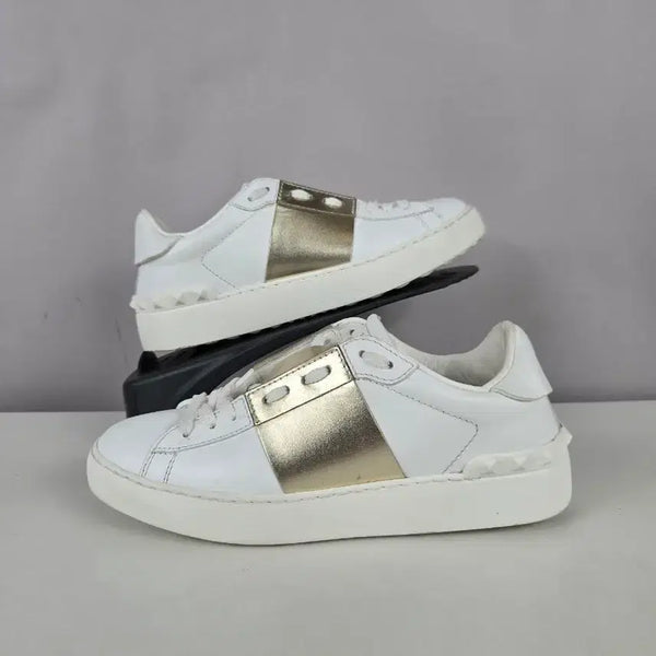 [BUNJANG] Valentino Garavani Hidden Stud Sneakers Black EU 35 / 발렌티노 35 골드 히든 스니커즈 운동화 신발 정품 225~230