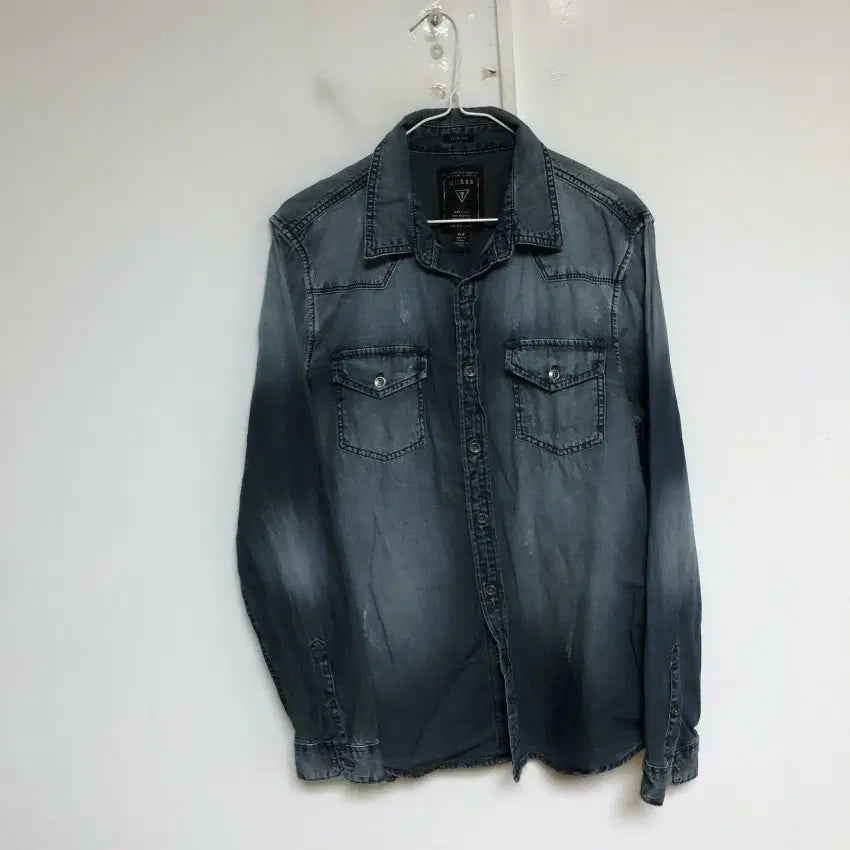 [BUNJANG] Guess Men's Denim Shirt / 게스 남성 데님 셔츠 95M@9903
