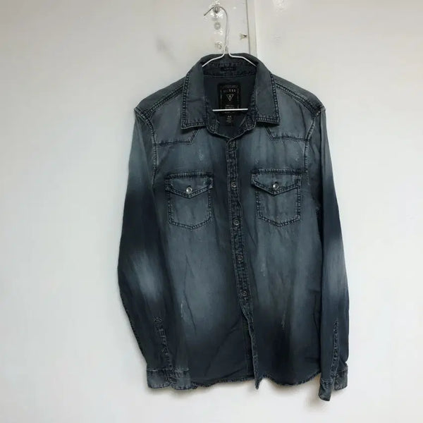 [BUNJANG] Guess Men's Denim Shirt / 게스 남성 데님 셔츠 95M@9903