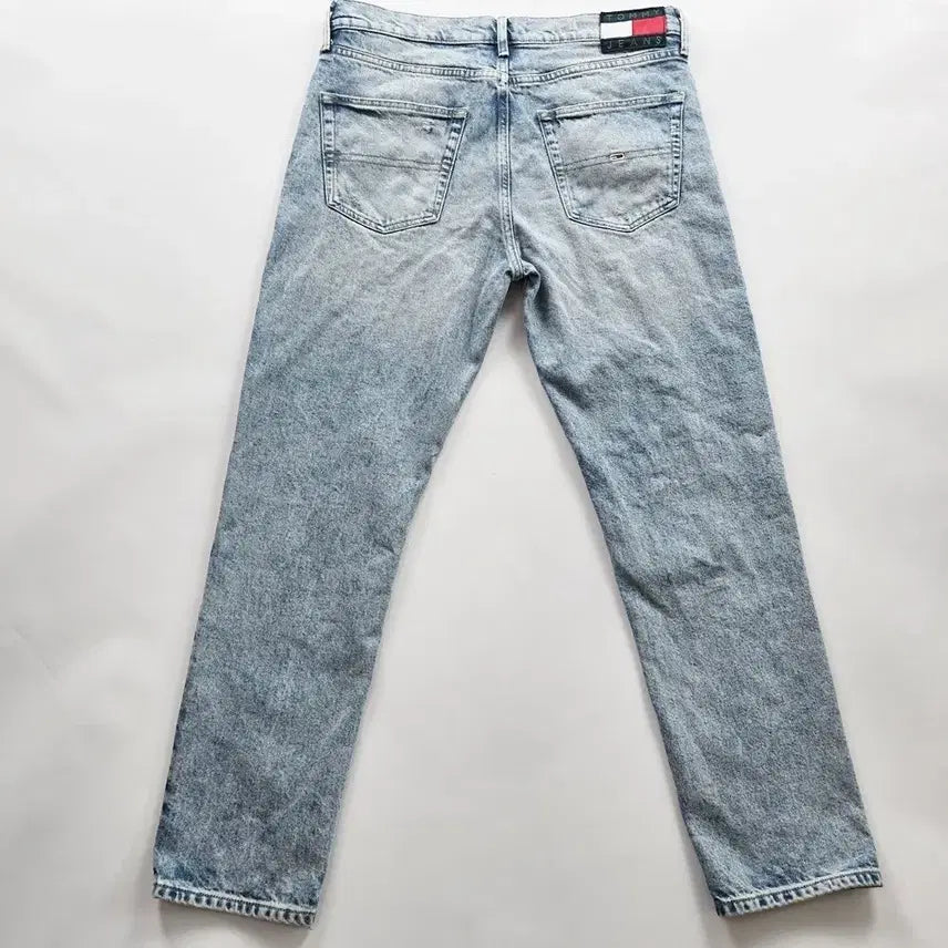[BUNJANG] Tommy Jeans Tapered Fit Logo Denim Pants Size 34 / 타미진 청바지 연청 로고 데님팬츠 사이즈34 R6883