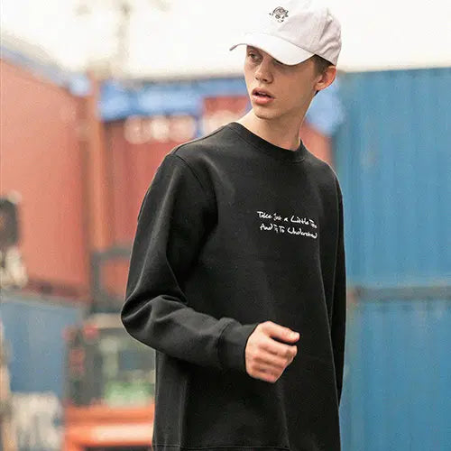 [BUNJANG] RAIDEN Take a Time Sweatshirt - Black (Size S) / [새상품] 레이든 스웨트/니트 S사이즈 TAKE A TIME SWEATSHIRTS-BLACK