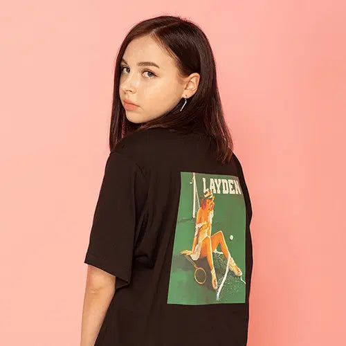 [BUNJANG] Raiden 2018 Tennis Pinup S/S Tee - Black (Size M) / [새상품] 레이든 티셔츠 M사이즈 TENNIS PINUP S/S TEE-BLACK