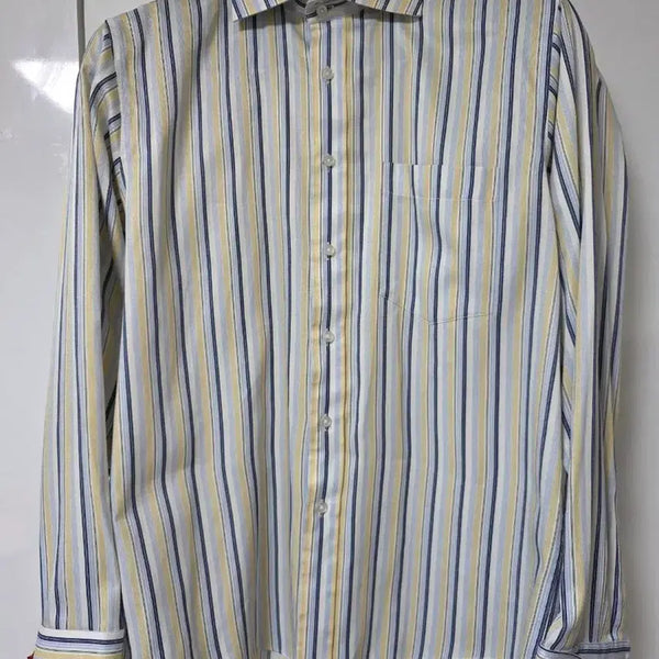 [BUNJANG] Paul Smith London Stripe Shirt Yellow Blue / 톰포드맛 폴스미스 스트라이프 셔츠 옐로우 블루