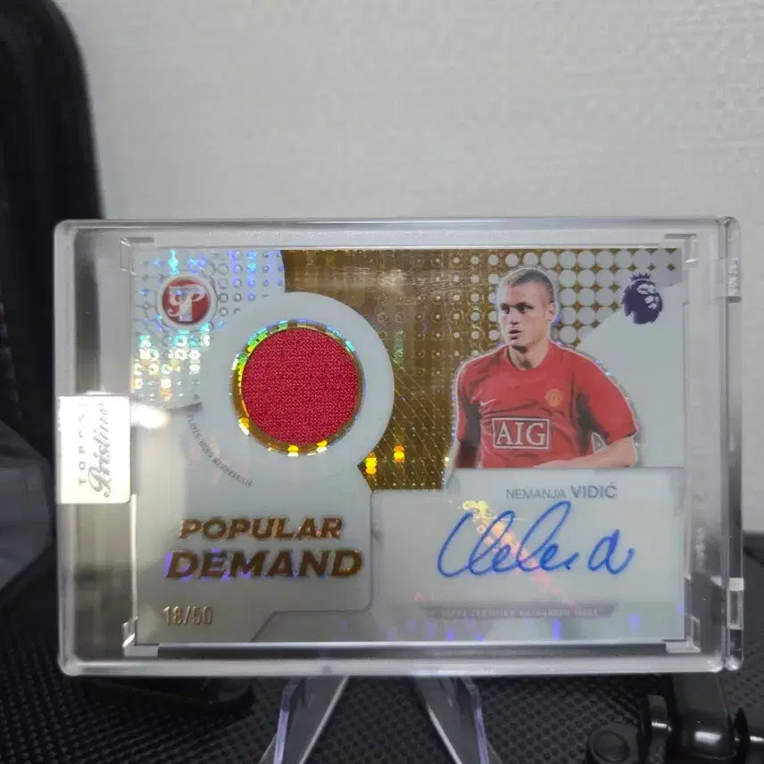 [BUNJANG] Manchester United Nemanja Vidić 2025-26 Topps Pristine Relic Auto /50 Gold Refractor / 25-26 프리스틴 비디치 렐릭오토 /50