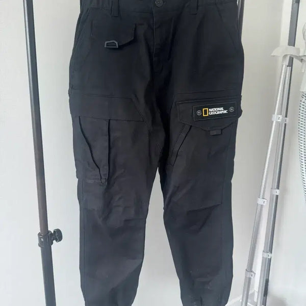 [BUNJANG] National Geographic Black Cargo Jogger Pants Size 86 / 내셔널지오그래픽 블랙 카고 조거팬츠 86