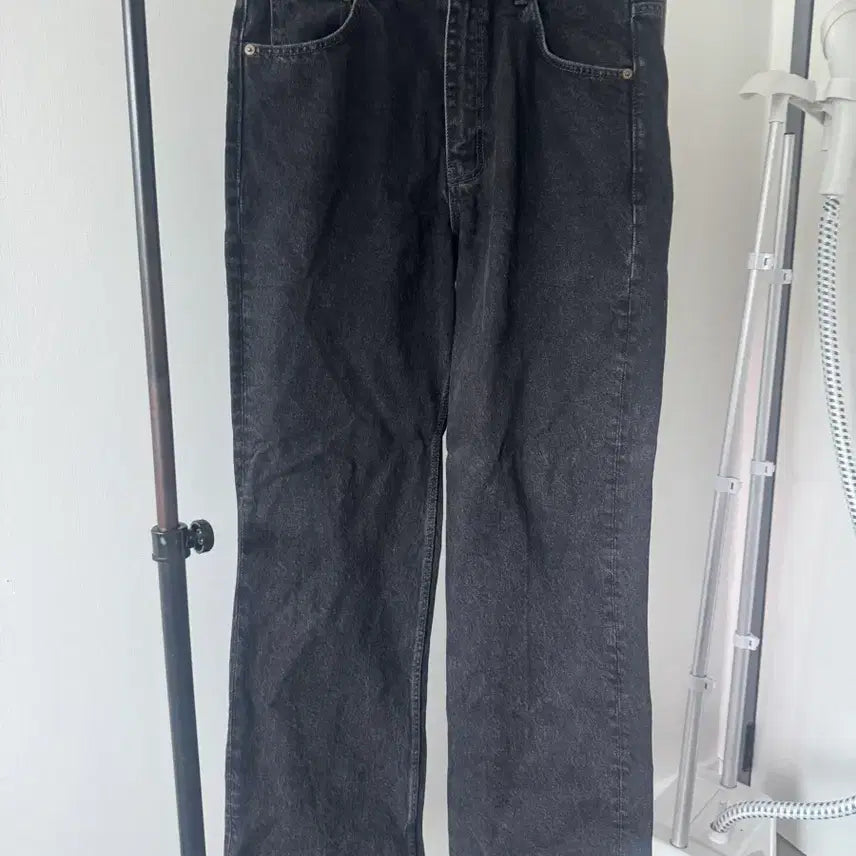 [BUNJANG] Moda Nine Wide Denim Pants Black 33 / 모드나인 와이드 데님 팬츠 33 블랙