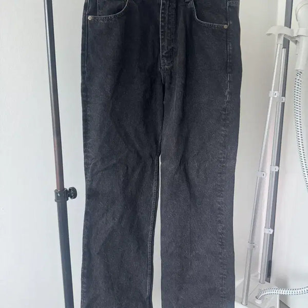 [BUNJANG] Moda Nine Wide Denim Pants Black 33 / 모드나인 와이드 데님 팬츠 33 블랙