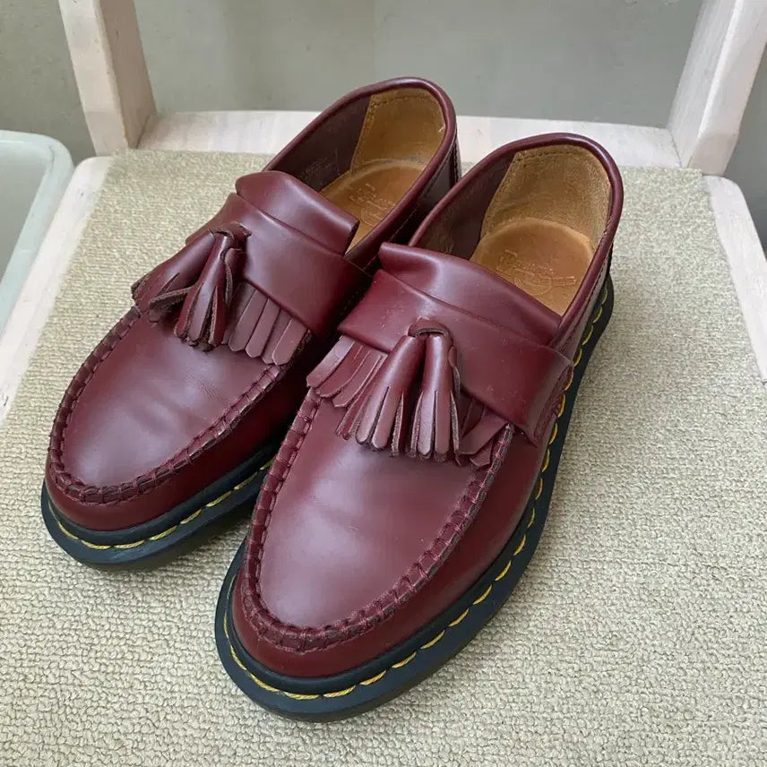 [BUNJANG] Dr. Martens Adrian Loafer Cherry Red / 닥터마틴 아드리안 로퍼 버건디