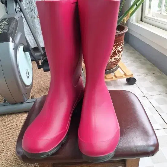[BUNJANG] Ultra Fashion Rain Boots 240 Pink / (새상품) 울트라 패션 장화 240