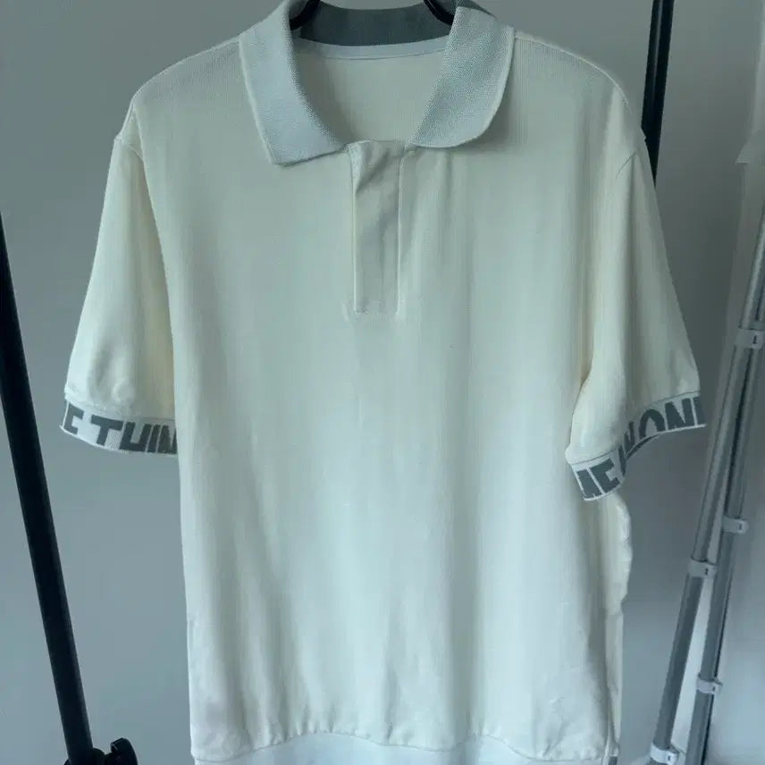 [BUNJANG] System Homme Half-Zip Short-Sleeve Polo Shirt / 시스템옴므 반집업 반팔 105