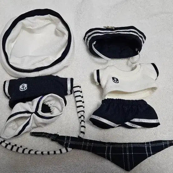 [BUNJANG] Sailor's Log Outfit for 20cm Cotton Dolls / 솜인형옷 인형옷 솜깅 항해 탐험기 항해 일기