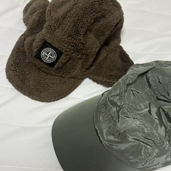 [BUNJANG] Stone Island Earflap Cap / 스톤아일랜드 모자 이어플랩