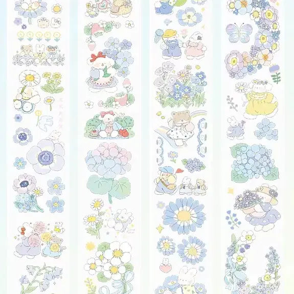 [BUNJANG] Haha Day Flower Field Washi Tape / 하하데이 flower field 마테띵(와시)