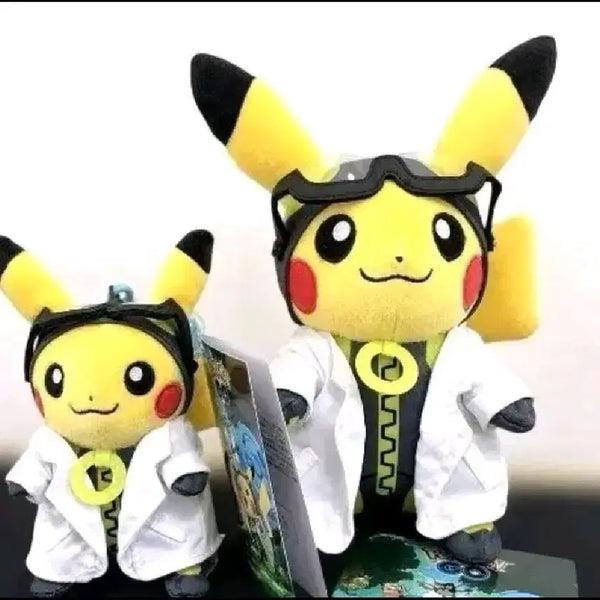 [BUNJANG] Pokemon Professor Willow's Assistant Pikachu Plush & Keychain / [무료배송] 포켓몬스터 월로우 박사의 조수 피카츄 인형 & 키링