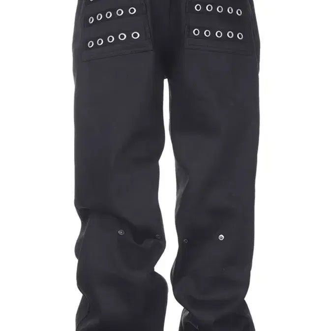 [BUNJANG] Eyelet Button Black Jeans / [새제품] Eyelet Button Black Jeans (1) 아일렛 버튼 블랙진