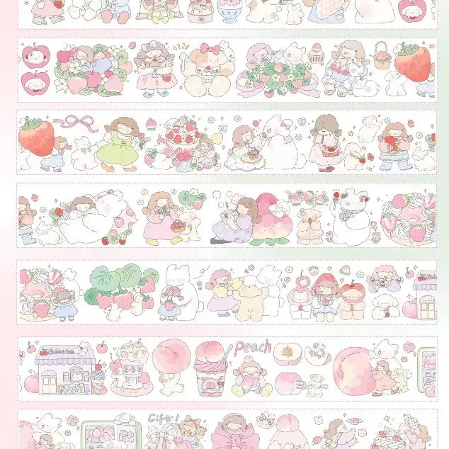 [BUNJANG] Hahaday Fruit Washi Tape / 하하데이 과일을좋아해 마테띵(와시)