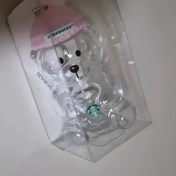 [BUNJANG] Starbucks Bearista Keyring Pink Green / [미개봉] 스타벅스 베어리스타 키링 곰 곰돌이 굿즈 핑크 그린
