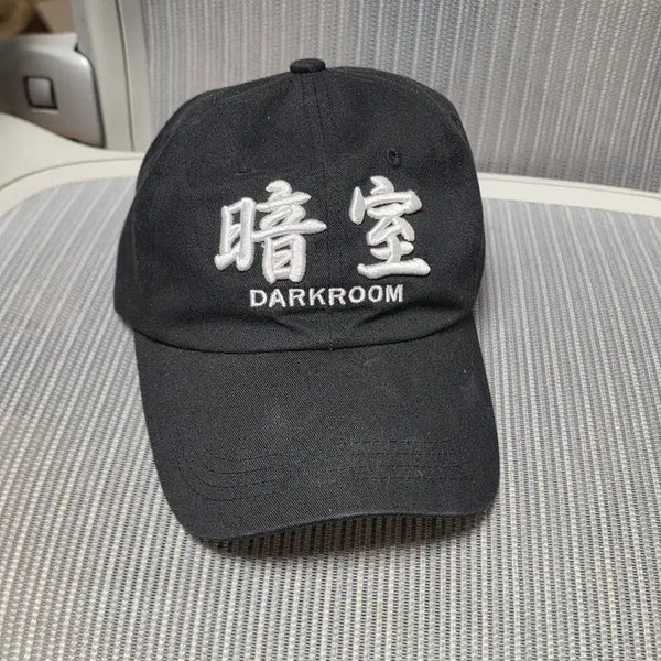 [BUNJANG] Darkroom Studio White Logo Cap / 다크룸 스튜디오 화이트 로고 캡