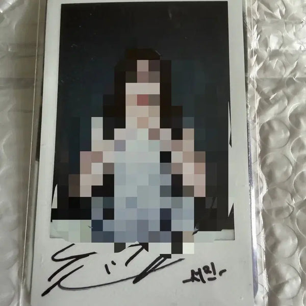 [BUNJANG] Hyejin Seojin Autographed Polaroids / 힛지스 서진 싸인 폴라