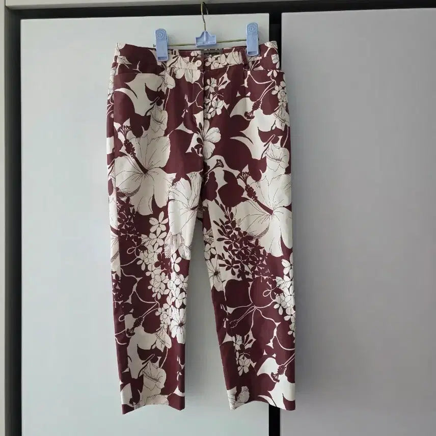 [BUNJANG] Renoma Floral Pattern Summer Pants / 레노마 바지