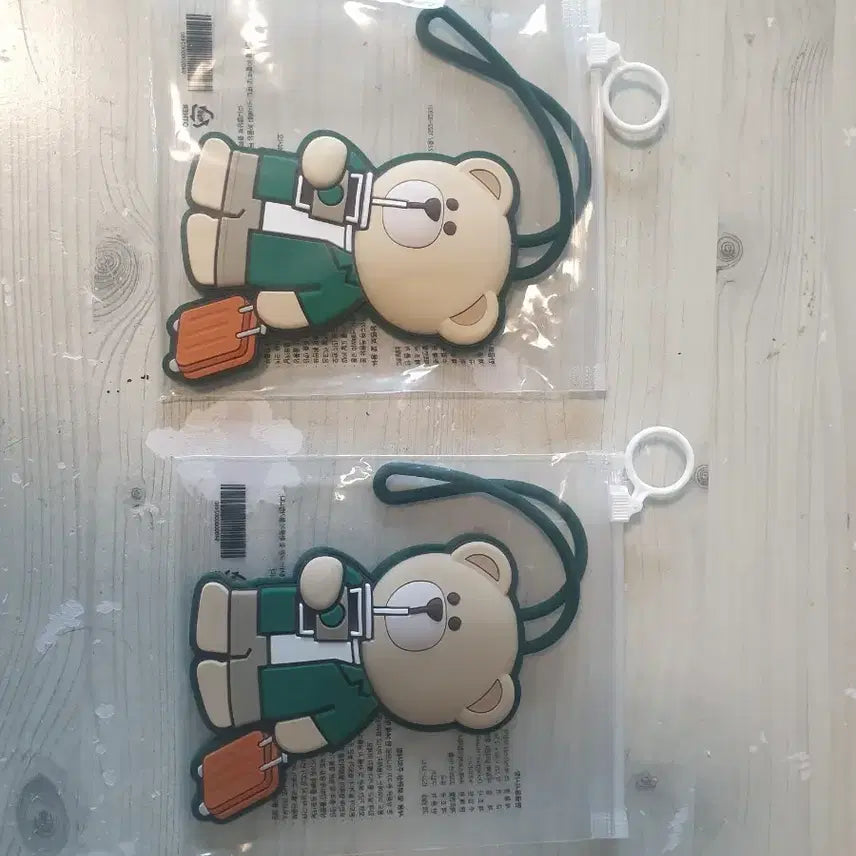 [BUNJANG] Starbucks Bearista Name Tag Set (2 pcs) / 스타벅스 베어리스타 네임택 2개