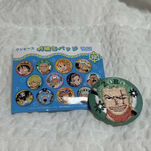 [BUNJANG] One Piece Zoro Embroidered Badge / 원피스 조로 자수 뱃지