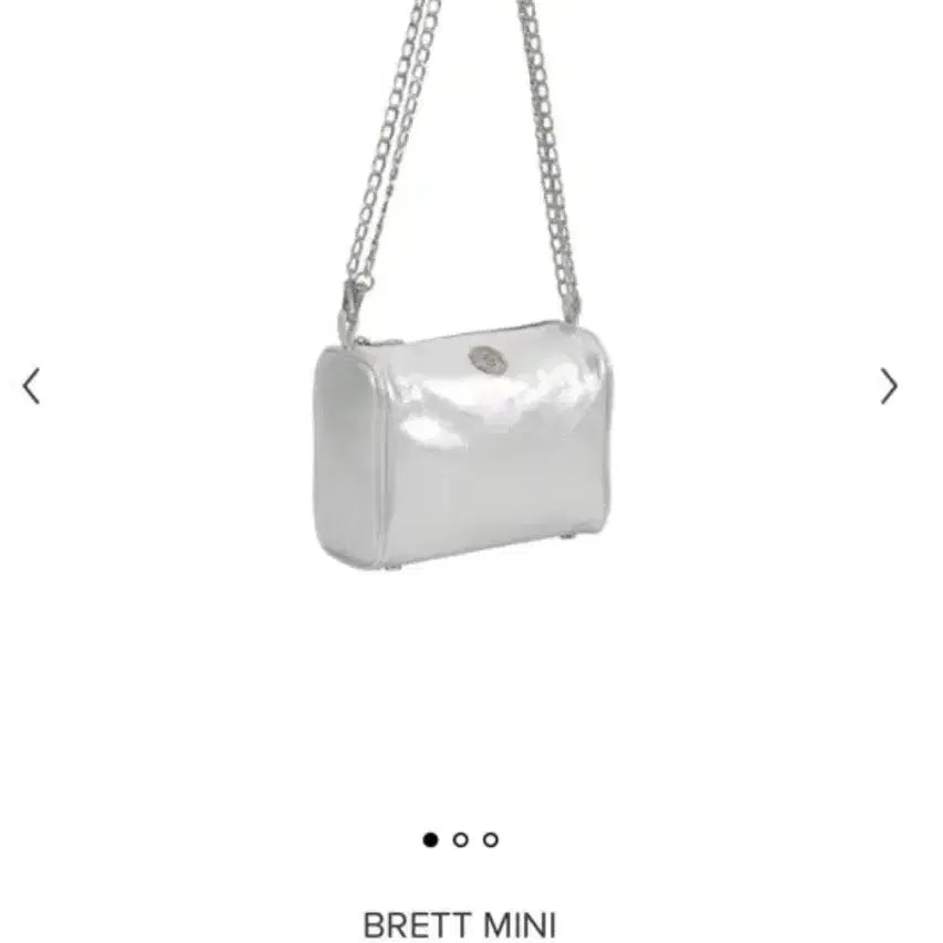 [BUNJANG] minitmute Brett Bag Silver Crossbody Bag / 미닛뮤트 브렛백 실버