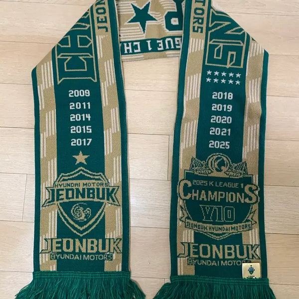 [BUNJANG] Jeonbuk Hyundai Champions Scarf / 전북현대 챔피언스 머플러