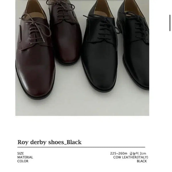 [BUNJANG] Roy Derby Shoes - Black / 마뛰뷔 Roy derby shoes_Black