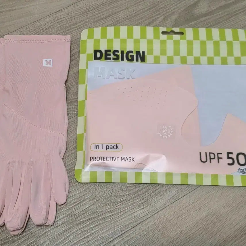 [BUNJANG] UPF 50+ Cool Mask and Glove Set / [새상품] UPF 50+ 쿨 마스크, 장갑