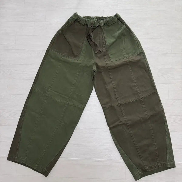 [BUNJANG] Anglerun Panel Mix Balloon Pants Size 1 / 앵글런 Panel Mix 벌룬 팬츠 1사이즈