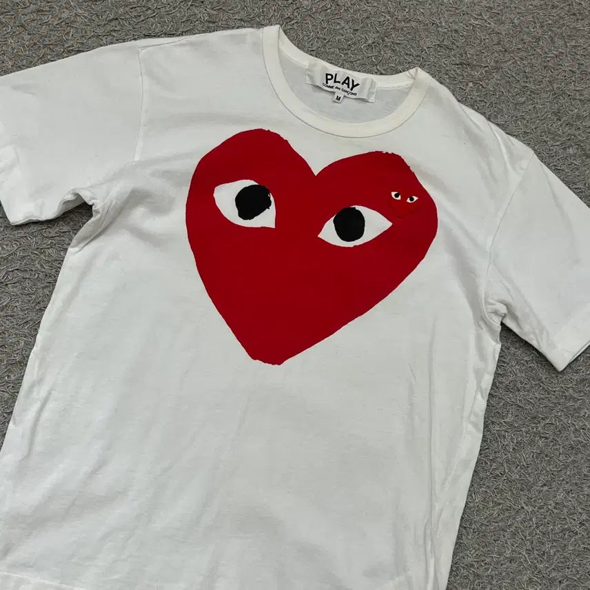 [BUNJANG] Comme des Garçons Women's Half Sleeve T-Shirt - Size 95 / [우먼95] 꼼데가르송 반팔티