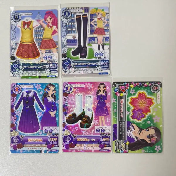 [BUNJANG] Aikatsu! Dowa Girls' Middle School Uniform Card Set / 19일까지 판매)아이엠스타 아이카츠 드림아카 도화여중 교복 카드판매
