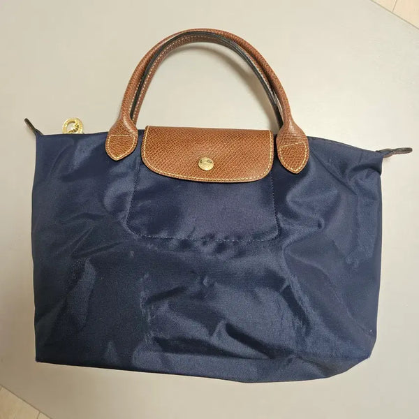 [BUNJANG] Longchamp Le Pliage Tote Bag Navy / 롱샴 플리아쥬 토트백 네이비