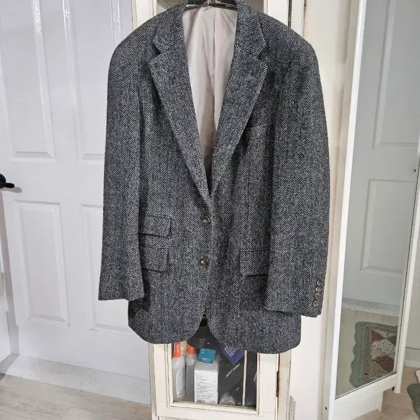 [BUNJANG] Paul Stuart 100% Wool Herringbone Tweed Jacket / 폴스튜어트 모100 헤링본 트위드 자켓