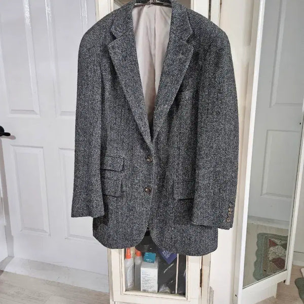 [BUNJANG] Paul Stuart 100% Wool Herringbone Tweed Jacket / 폴스튜어트 모100 헤링본 트위드 자켓