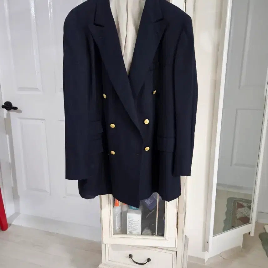 [BUNJANG] 100% Wool Double Breasted Jacket / 순모100 더블자켓 105