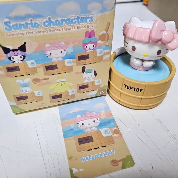 [BUNJANG] TopToy Sanrio Characters Binggeul Binggeul Hot Spring Series Figure / 탑토이 빙글빙글 온천 헬로키티 산리오 피규어