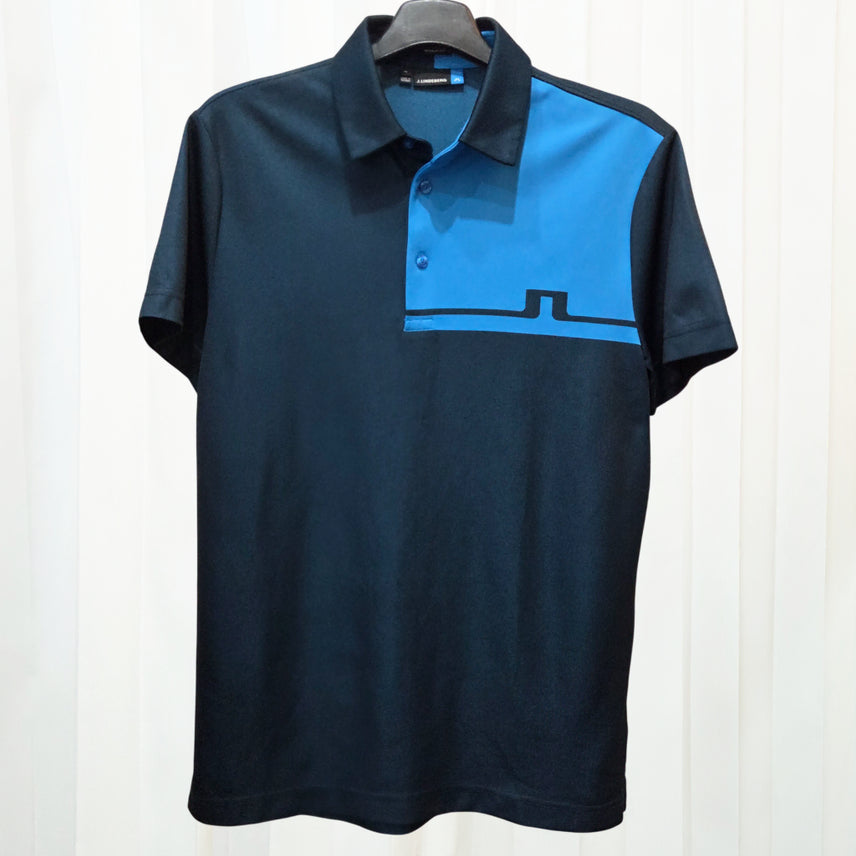 [BUNJANG] J.LINDEBERG Joaquin Regular Fit TX Jacquard Short Sleeve Polo Shirt C713 / m 제이린드버그 호아킨 레귤러핏 TX 자카드 반팔 폴로 셔츠 C713
