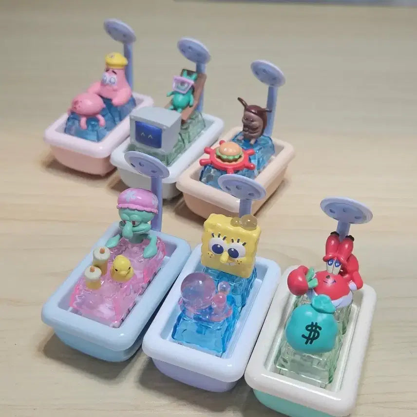 [BUNJANG] SpongeBob Bath Keycap Keyring / 스펀지밥 목욕 키캡 키링