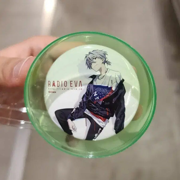 [BUNJANG] Evangelion Kaworu Gacha Can Badge / 일본 라디오에바 카오루 캔뱃지 가챠 정품