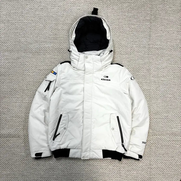 [BUNJANG] Eider White Stucky Down Jacket Padding M / 아이더 화이트 스투키 다운 자켓 패딩 M