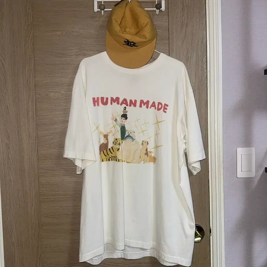 [BUNJANG] Human Made x Keiko Saotome Short Sleeve T-Shirt 2XL / 휴먼메이드x케이코 소오토메 반팔 2XL