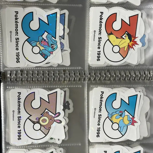 [BUNJANG] Pokemon 30th Anniversary Stickers Generation 2 Full Set Bundle / 포켓몬 30주년 스티커 2세대 일괄 전종