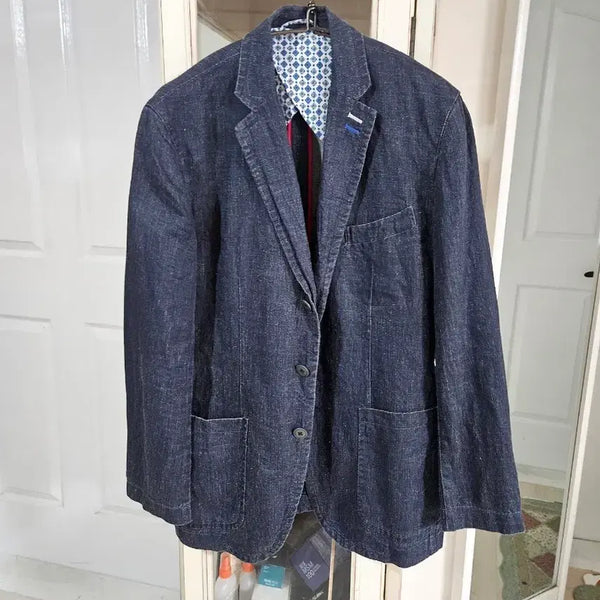 [BUNJANG] Denim Jacket Navy Size 100 / 데님 재킷 네이비 100