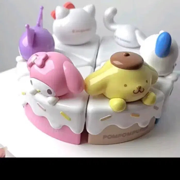 [BUNJANG] Sanrio Character Cake Accessory Storage Box Set (6 Pieces) / 산리오 조각케이크 악세사리보관함(6개세트)