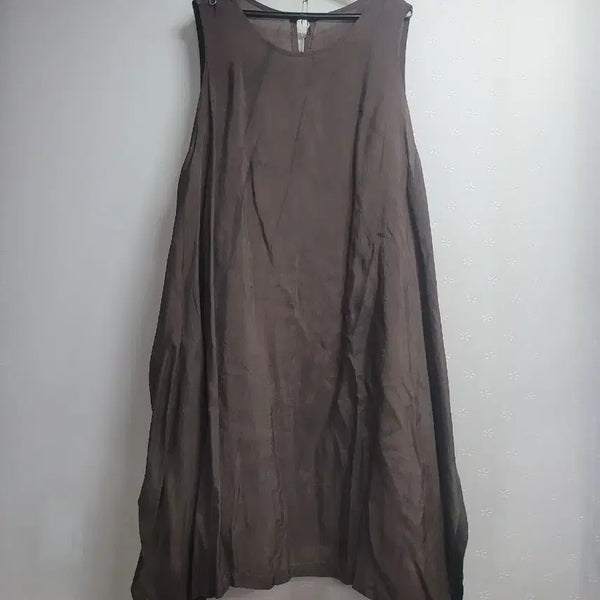 [BUNJANG] Natural Dye Rayon Vest Dress / 77)인견 자연염색 조끼원피스